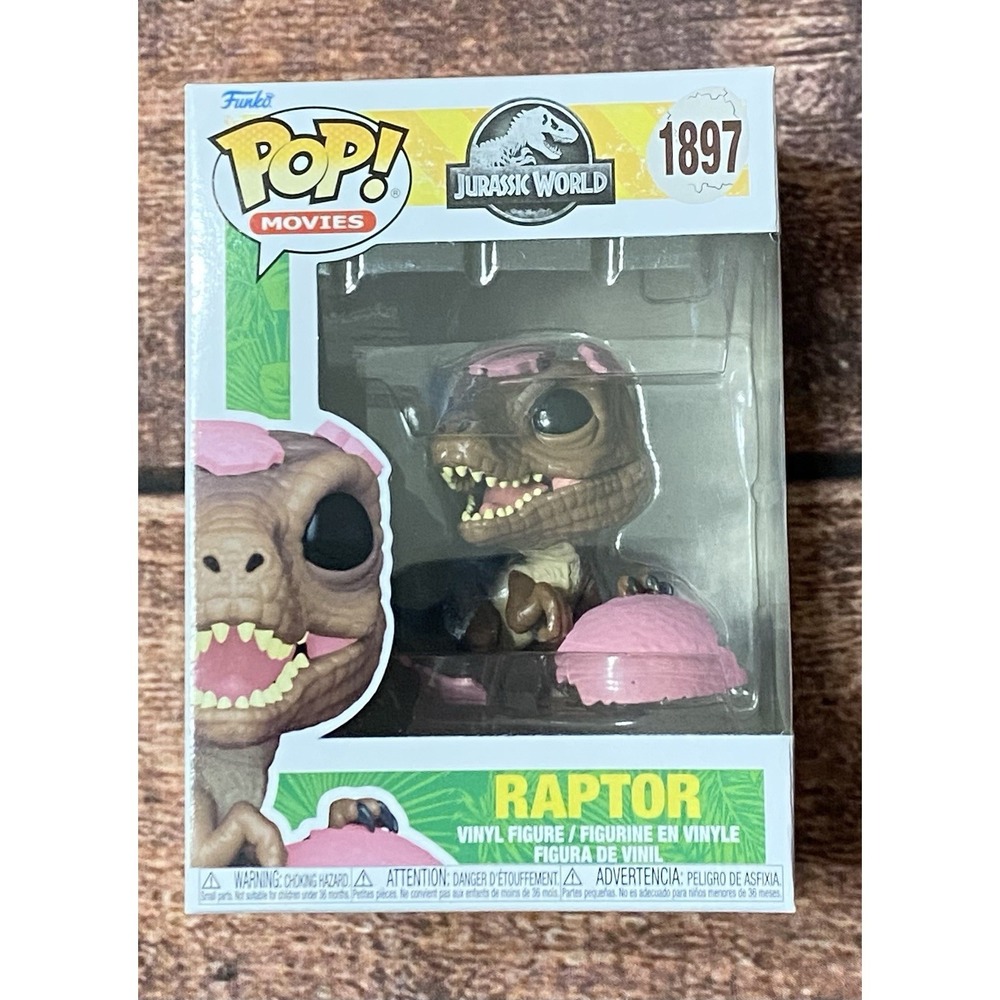 Funko Pop! Jurassic World Spring/Easter Raptor Vinyl Figure (#1897) New